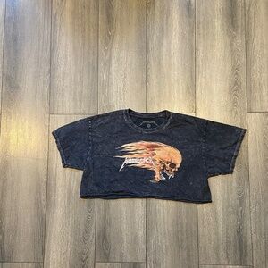Metallica Crop Top